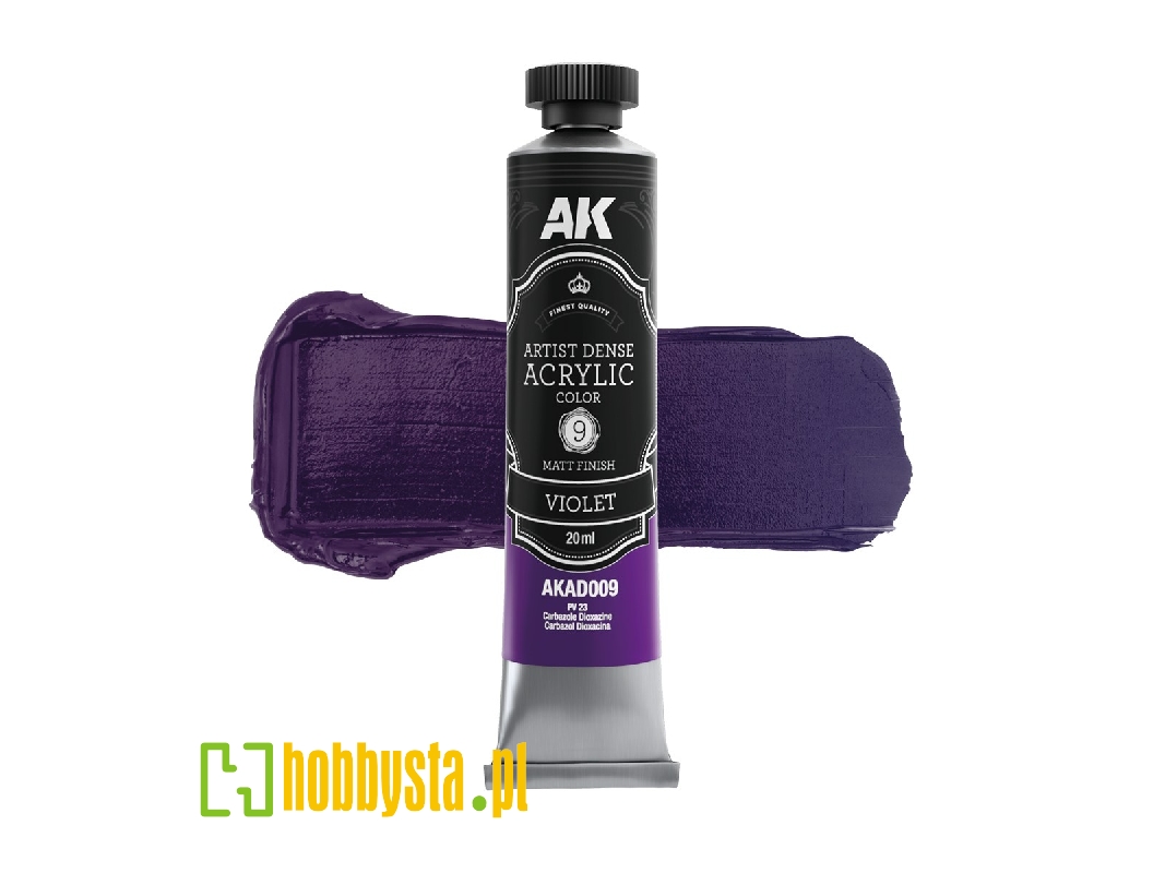 Ak Ad009 Violet - Artistic Dense Acrylic - image 1 Ak Ad009 Violet - Artistic Dense Acrylic - image 1