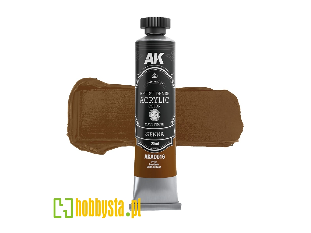 Ak Ad016 Sienna - Artistic Dense Acrylic - image 1 Ak Ad016 Sienna - Artistic Dense Acrylic - image 1