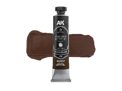 Ak Ad017 Earth Brown - Artistic Dense Acrylic - image 1