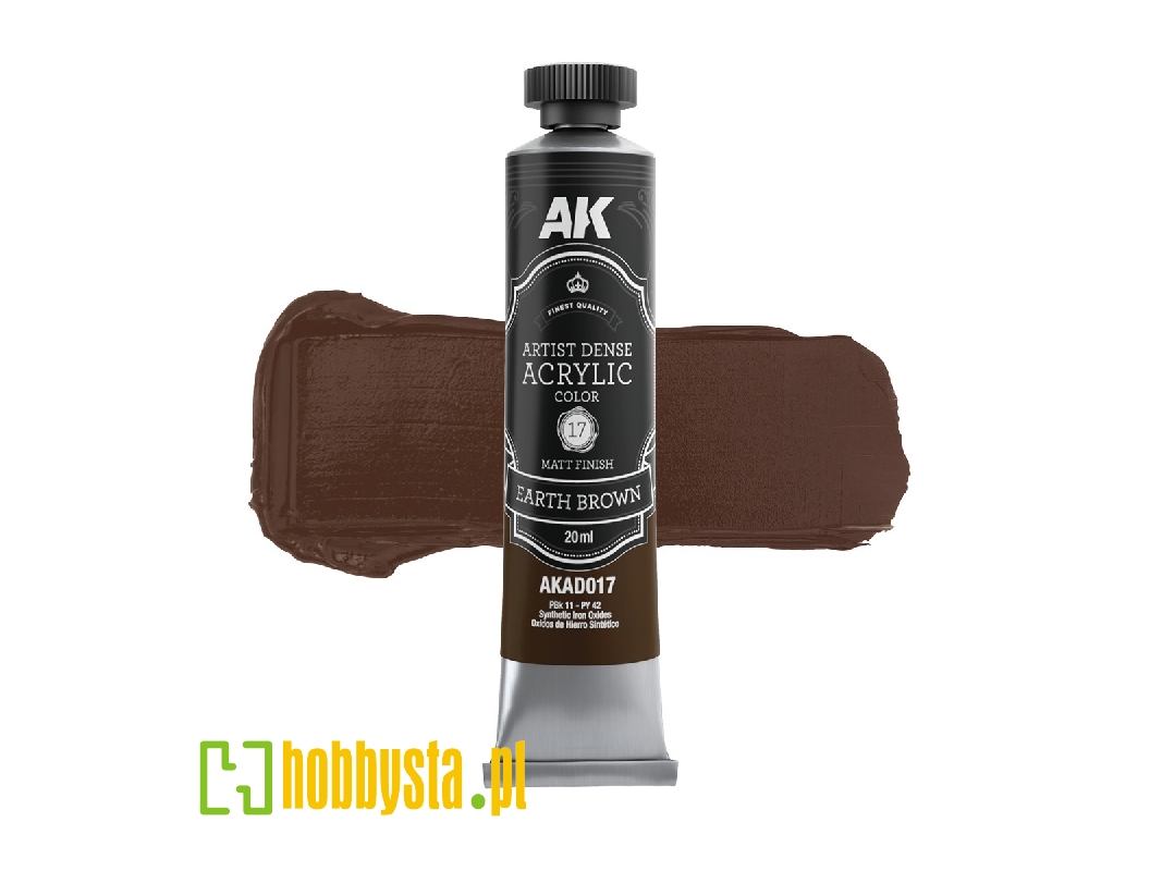 Ak Ad017 Earth Brown - Artistic Dense Acrylic - image 1 Ak Ad017 Earth Brown - Artistic Dense Acrylic - image 1