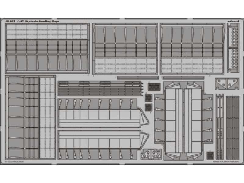 C-47 Skytrain landing flaps 1/48 - Trumpeter - image 1