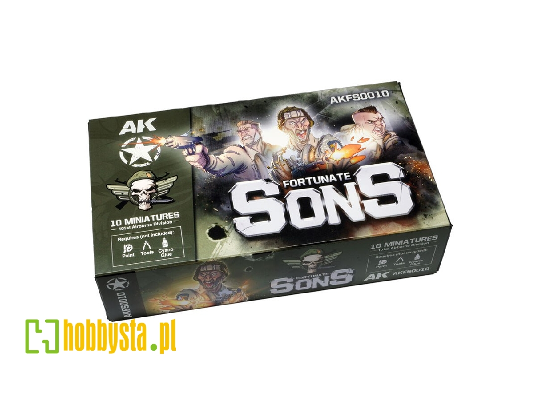 Fortunate Sons - 101st Airborne Division (10 Miniatures) - image 1 Fortunate Sons - 101st Airborne Division (10 Miniatures) - image 1