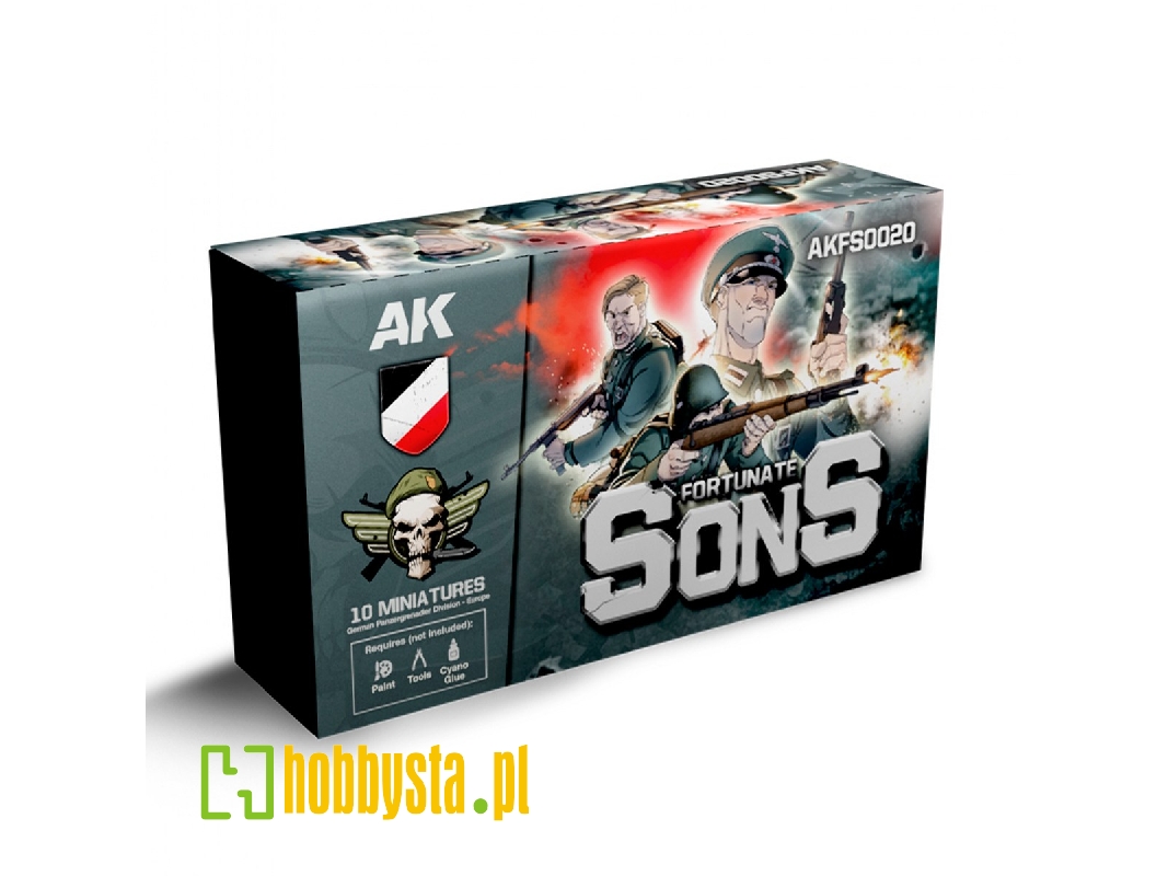 Fortunate Sons - Panzergrenadier Division (10 Miniatures) - image 1 Fortunate Sons - Panzergrenadier Division (10 Miniatures) - image 1