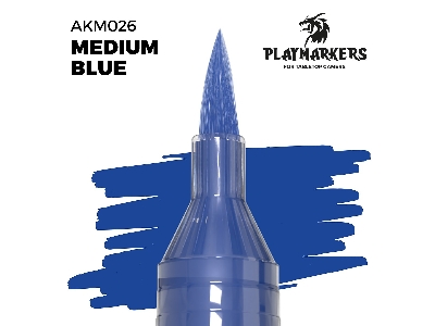 Ak M026 Medium Blue - Playmarker - image 1