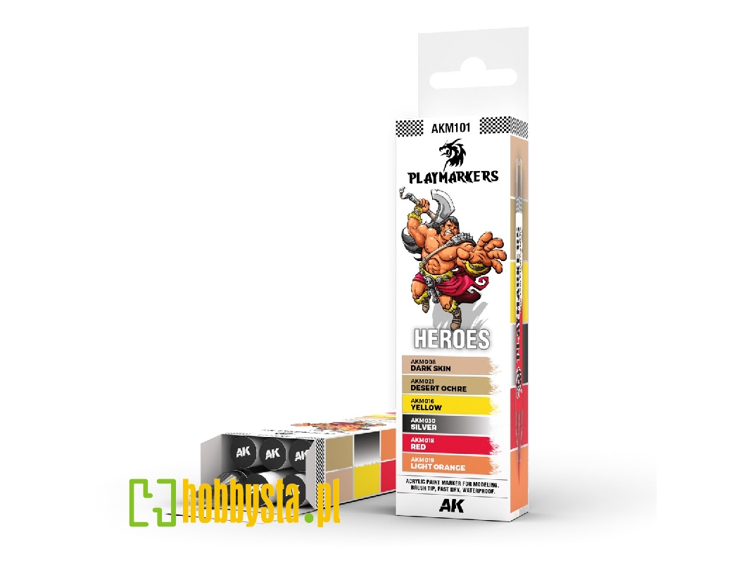 Ak M101 Heroes - Playmarker Set - image 1 Ak M101 Heroes - Playmarker Set - image 1