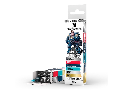 Ak M106 Space Knights - Playmarker Set - image 1