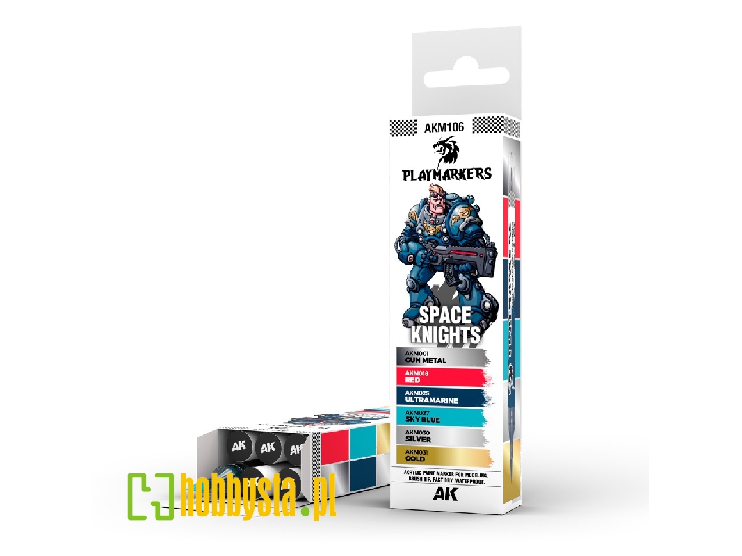 Ak M106 Space Knights - Playmarker Set - image 1 Ak M106 Space Knights - Playmarker Set - image 1