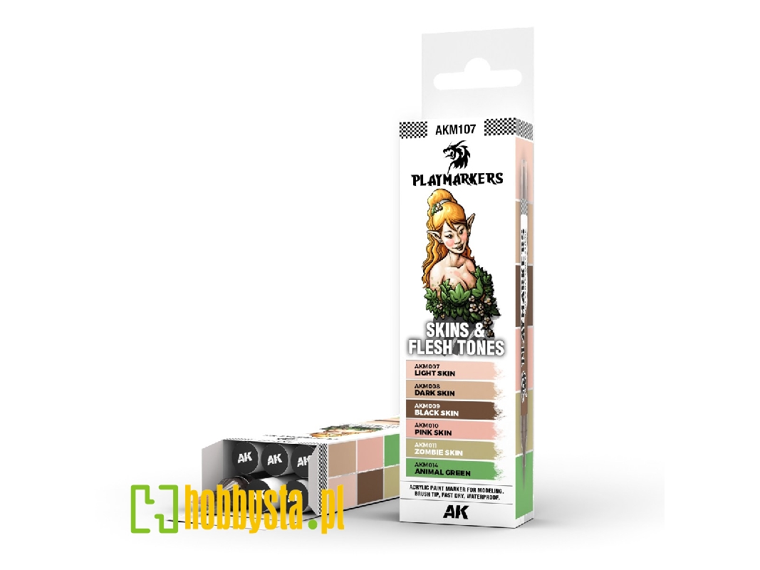 Ak M107 Skins & Flesh Tones - Playmarker Set - image 1