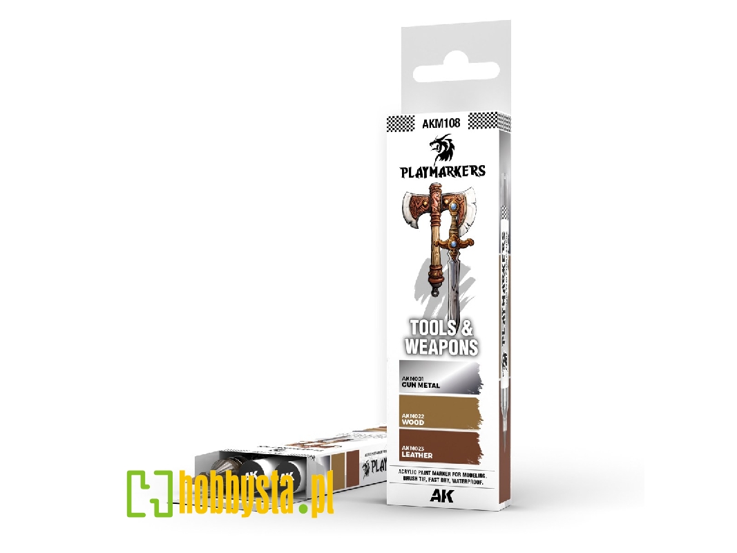 Ak M108 Tools & Weapons - Playmarker Set - image 1 Ak M108 Tools & Weapons - Playmarker Set - image 1