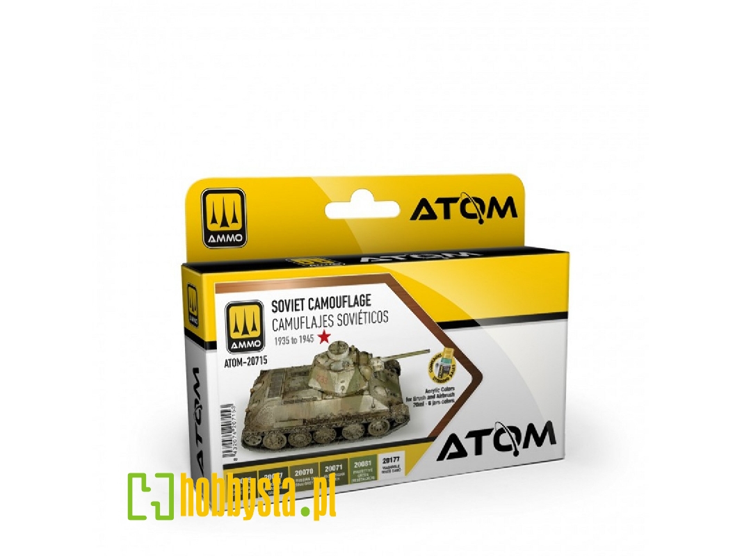 Atom-20715 1935-1945 Soviet Camouflage Colors Set - image 1