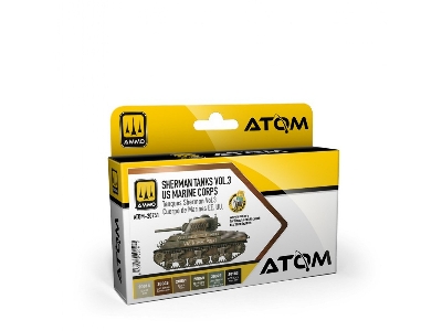 Atom-20751 Sherman Tanks Vol 3 Wwii Us Marine Corps Set - image 1