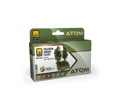 Atom-20852 Vegetation Diorama Colors Set - image 1