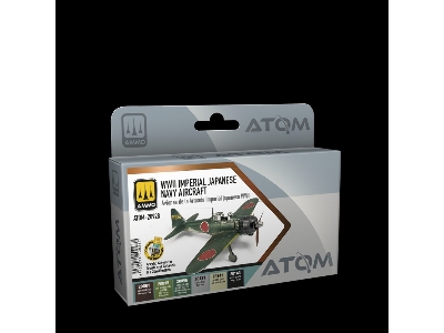 Atom-20928 Wwii Imperial Japanese Navy Aircraft Set - image 1