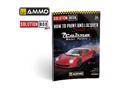 Solution Book 24 - How To Paint And Lacquer Scale Cars (English, Spanish, French, German) - image 1