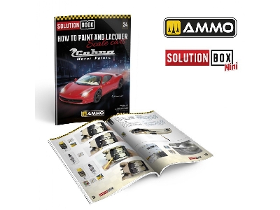 Solution Book 24 - How To Paint And Lacquer Scale Cars (English, Spanish, French, German) - image 2