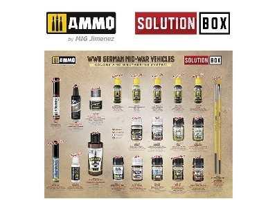 Solution Box 21 - Wwii German Mid-war Vehicles - Colors And Weathering System - image 5