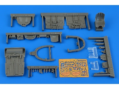 Macchi Mc.202 Cockpit Set - Early Version (Italeri) - image 1
