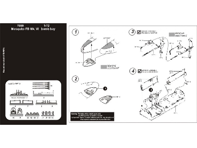 MOSQUITO FB Mk.VI / NF Mk.II bomb bay - Tamiya - image 2