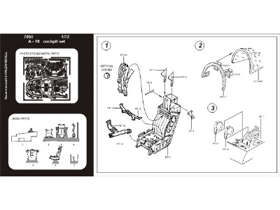 A-10A THUNDERBOLT II cockpit set - Italeri - image 2