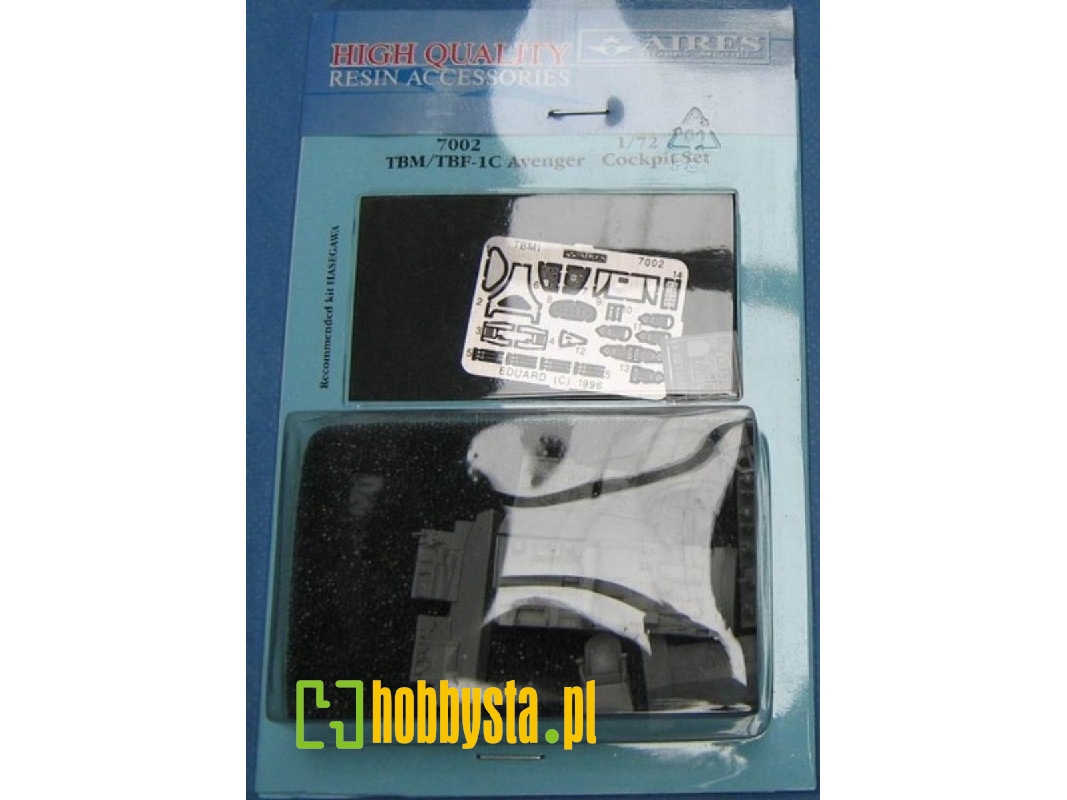 TBM AVENGER cockpit set - Hasegawa - image 1 TBM AVENGER cockpit set - Hasegawa - image 1