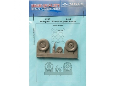Mosquito wheels + paint mask - Tamiya - image 1