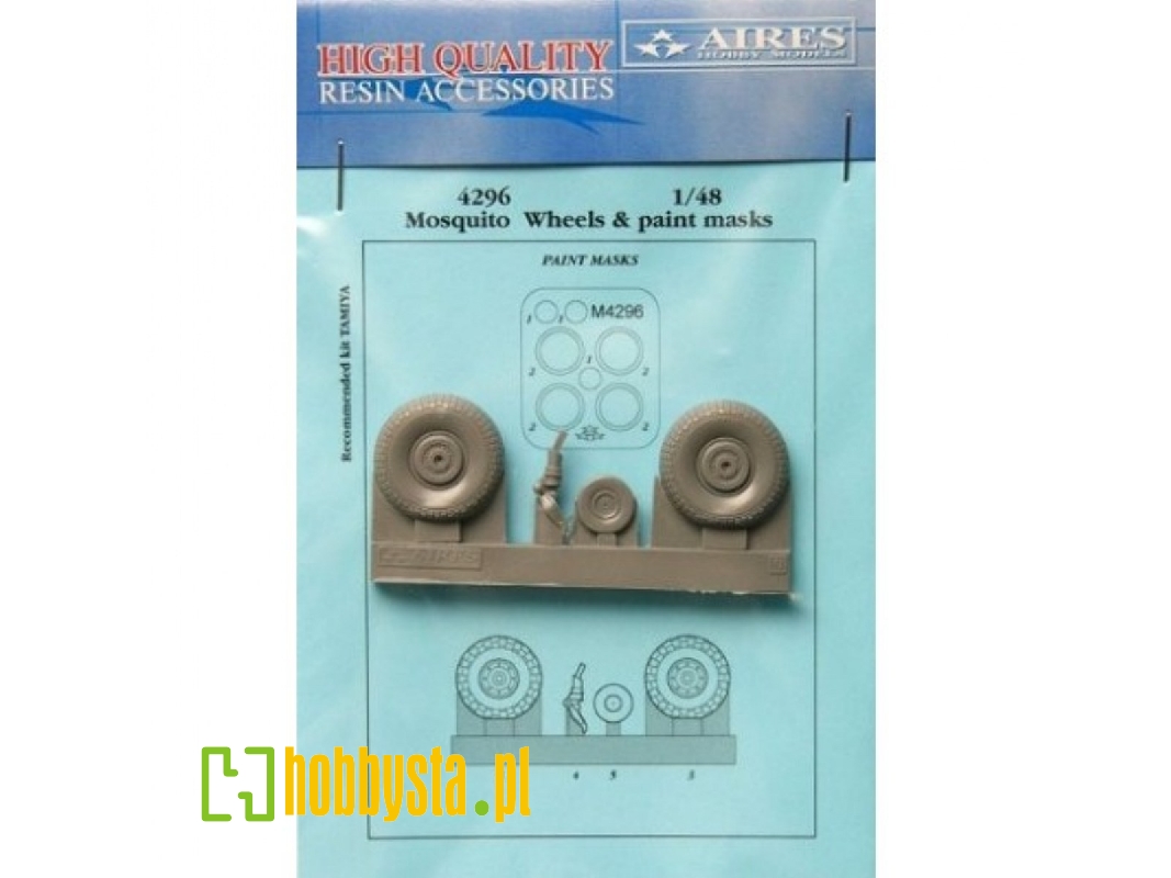 Mosquito wheels + paint mask - Tamiya - image 1