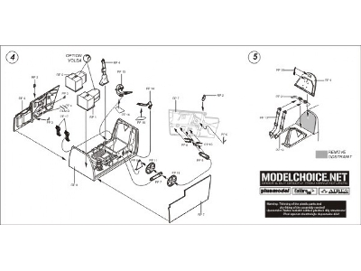 Bf 109G-10 cockpit set - new tool - Hasegawa - image 3