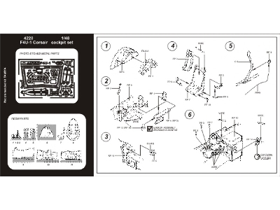 F4U-1 Corsair cockpit set - Tamiya - image 2