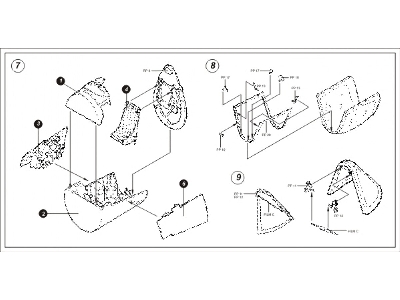 F4U-1 Corsair cockpit set - Tamiya - image 3