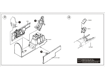 P-51B/C Mustang cockpit set - Tamiya - image 3