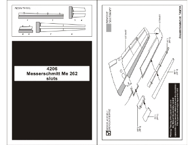 Me 262A Schwalbe slots - Tamiya - image 2