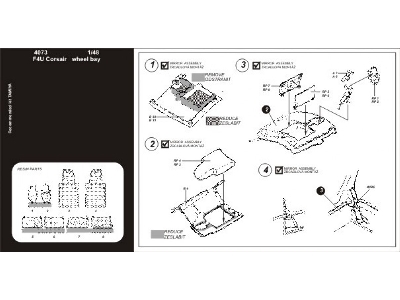 F4U CORSAIR wheel bay - Tamiya - image 2