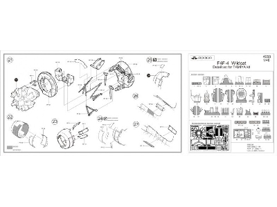 F4F-4 WILDCAT detail set - Tamiya - image 3