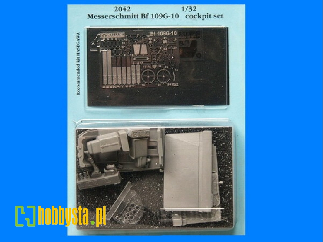 Messerschmitt Bf 109G-10 cockpit set - Hasegawa - image 1 Messerschmitt Bf 109G-10 cockpit set - Hasegawa - image 1