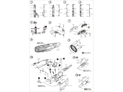 Fw 190D-9 detail set - Hasegawa - image 3