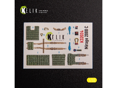 Mirage 2000c - Interior 3d Decals For Kitty Hawk/Zimi Models Kit - image 5