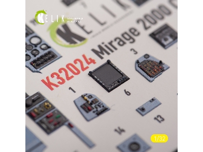 Mirage 2000c - Interior 3d Decals For Kitty Hawk/Zimi Models Kit - image 9