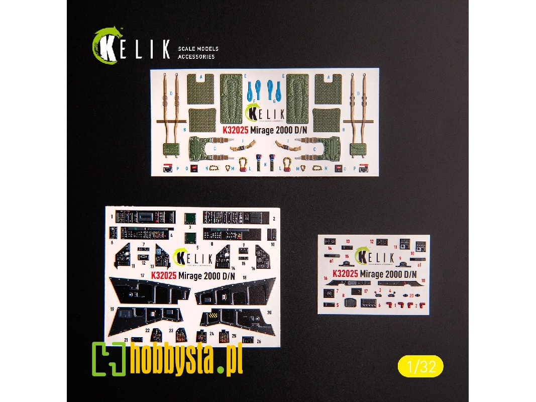 Mirage 2000d/N - Interior 3d Decals For Kitty Hawk/Zimi Models Kit - image 1 Mirage 2000d/N - Interior 3d Decals For Kitty Hawk/Zimi Models Kit - image 1