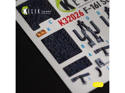 F-16i 'sufa' - Interior 3d Decals For Academy Kit - image 2