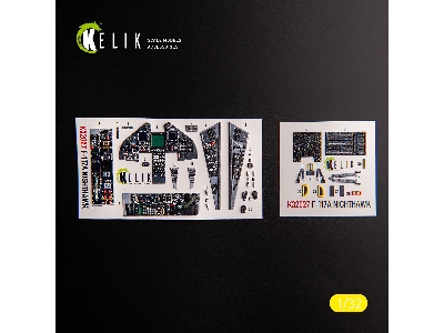 F-117a - Type 1 Interior 3d Decals For Trumpeter Kit - image 1