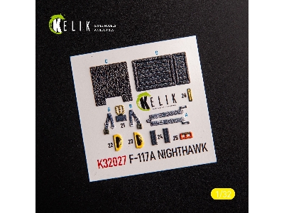 F-117a - Type 1 Interior 3d Decals For Trumpeter Kit - image 3