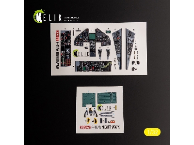 F-117a - Type 2 Interior 3d Decals For Trumpeter Kit - image 1
