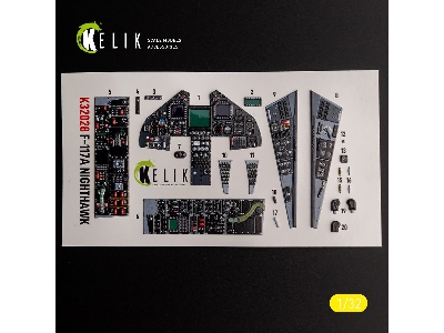 F-117a - Type 2 Interior 3d Decals For Trumpeter Kit - image 2