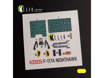F-117a - Type 2 Interior 3d Decals For Trumpeter Kit - image 3