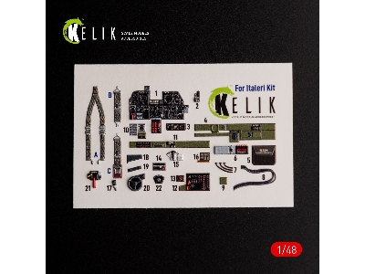 &#1056;-47d 'thunderbolt' Interior 3d Decals For Italeri/Academy Kit - image 2