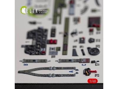 &#1056;-47d 'thunderbolt' Interior 3d Decals For Italeri/Academy Kit - image 6