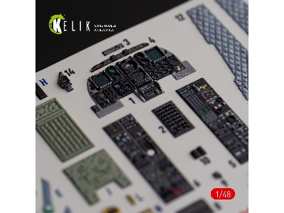 A-10c 'thunderbolt Ii' Interior 3d Decals For Italeri Kit - image 2