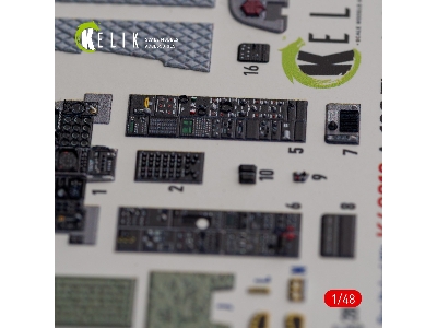 A-10c 'thunderbolt Ii' Interior 3d Decals For Italeri Kit - image 3