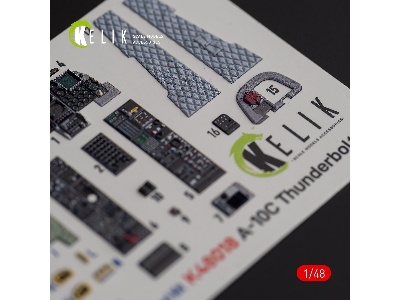 A-10c 'thunderbolt Ii' Interior 3d Decals For Italeri Kit - image 4