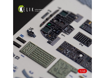 A-10c 'thunderbolt Ii' Interior 3d Decals For Italeri Kit - image 7